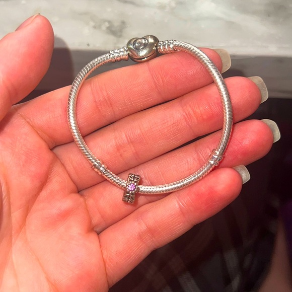 Pandora charm purple | purple pandora charm | pandora charms | pandora | - Picture 1 of 6